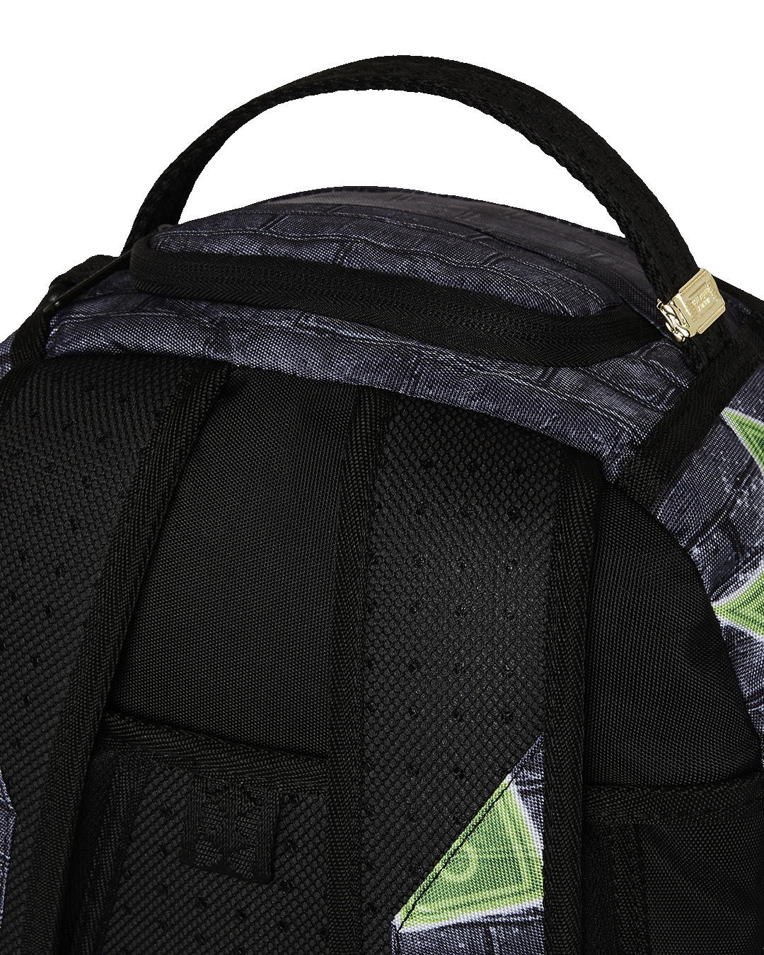 Interior shot showing the laptop compartment and mesh organizer pocket