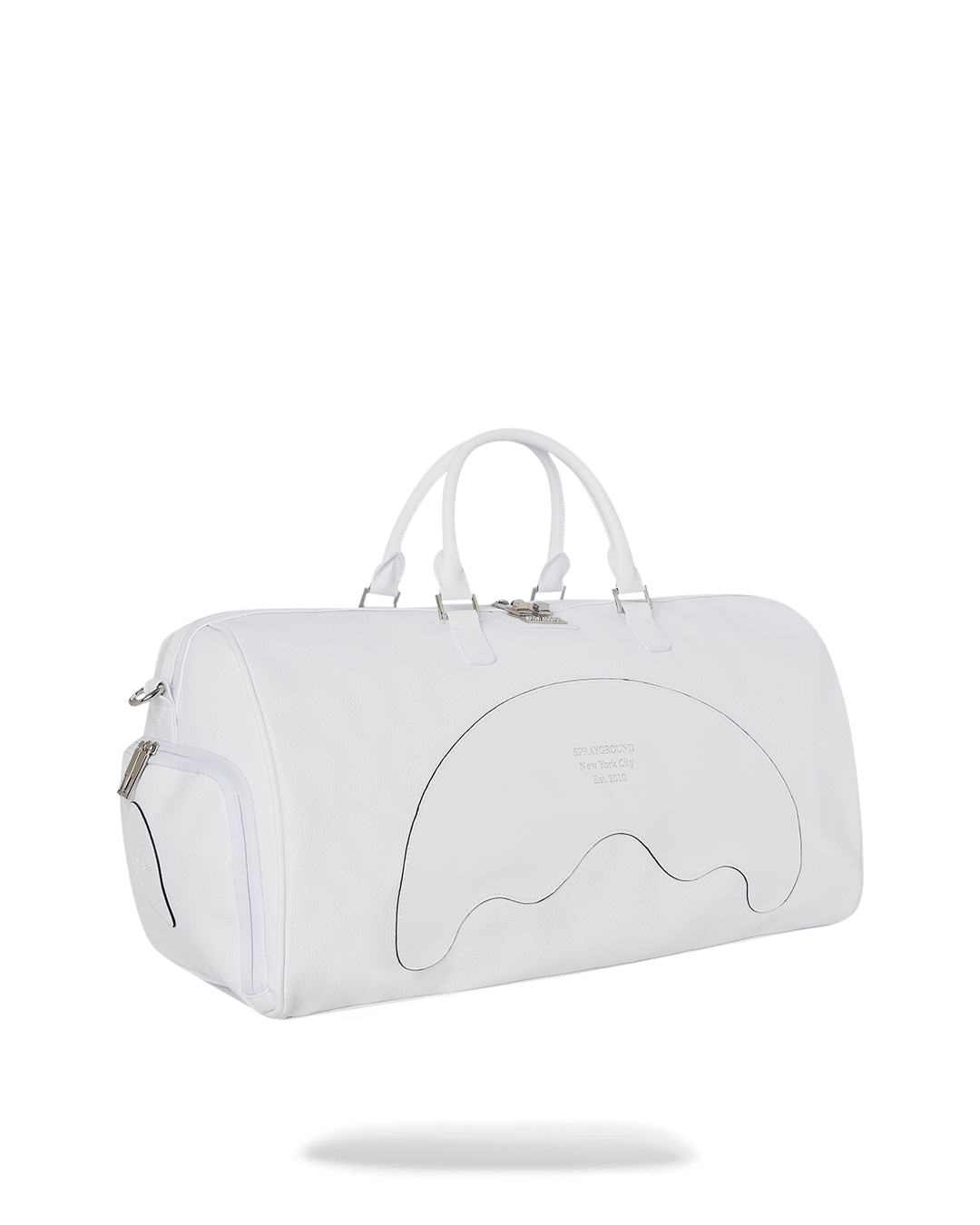 Interior view of the bag highlighting the zip pocket and spacious layout