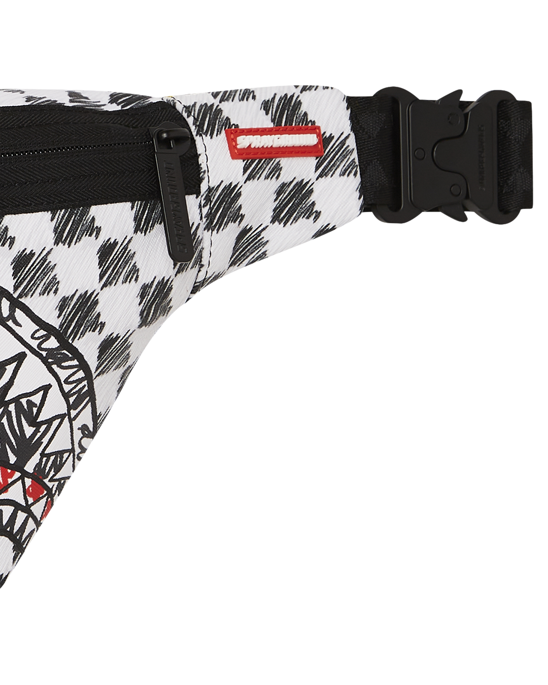 Adjustable double-sided strap on the Savvy Travel Crossbody Waist Bag