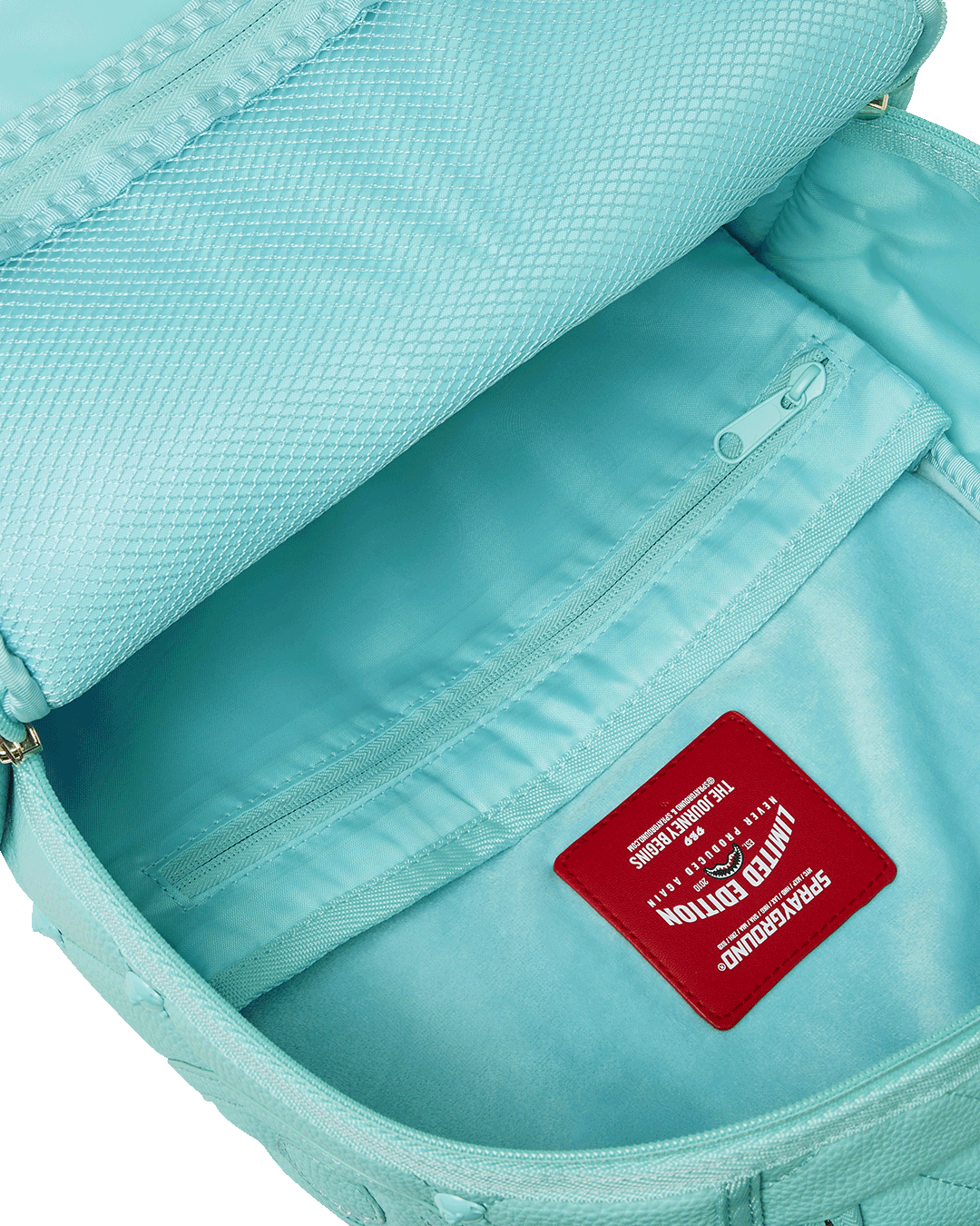 Stylish faux leather backpack with ergonomic back padding and adjustable straps.