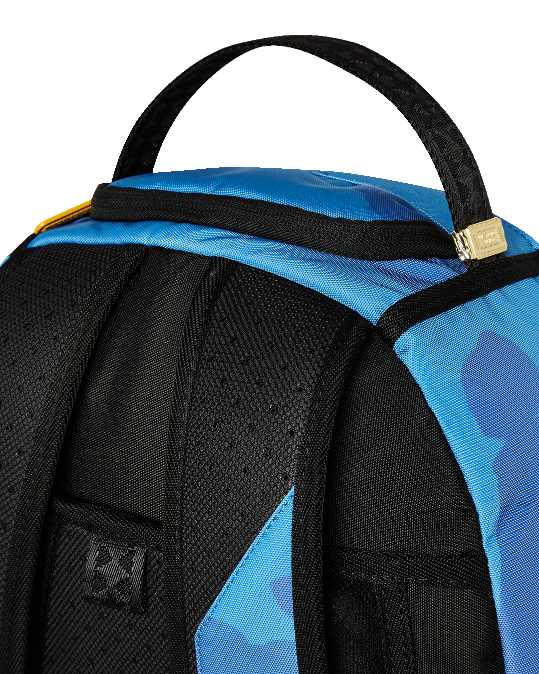 Front view of the pink Flintstones Dino Adventure Backpack with side pockets.