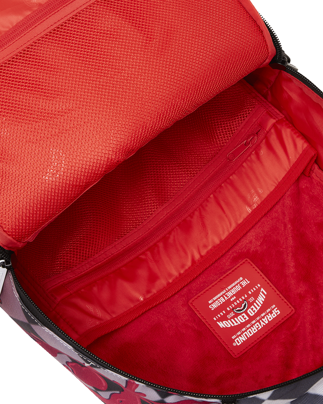 Back view showing ergonomic mesh padding and adjustable straps on the five nights at freddys backpack