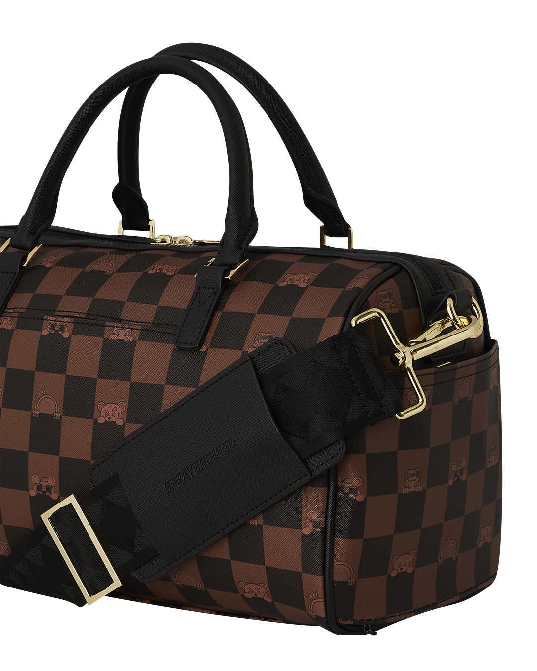 Bag being used for a weekend getaway, placed on a hotel bed