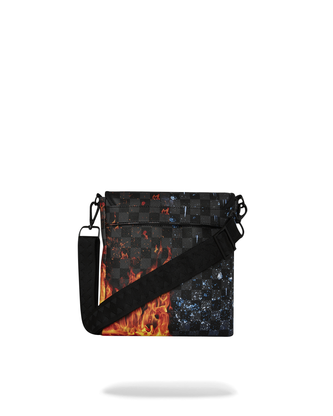 Stylish large sling bag made of 100% faux leather, ideal for travel