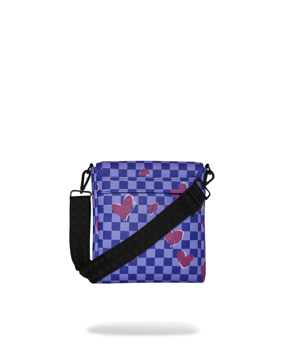 Interior of the Rugrats messenger bag showing zipped pocket and spacious compartment