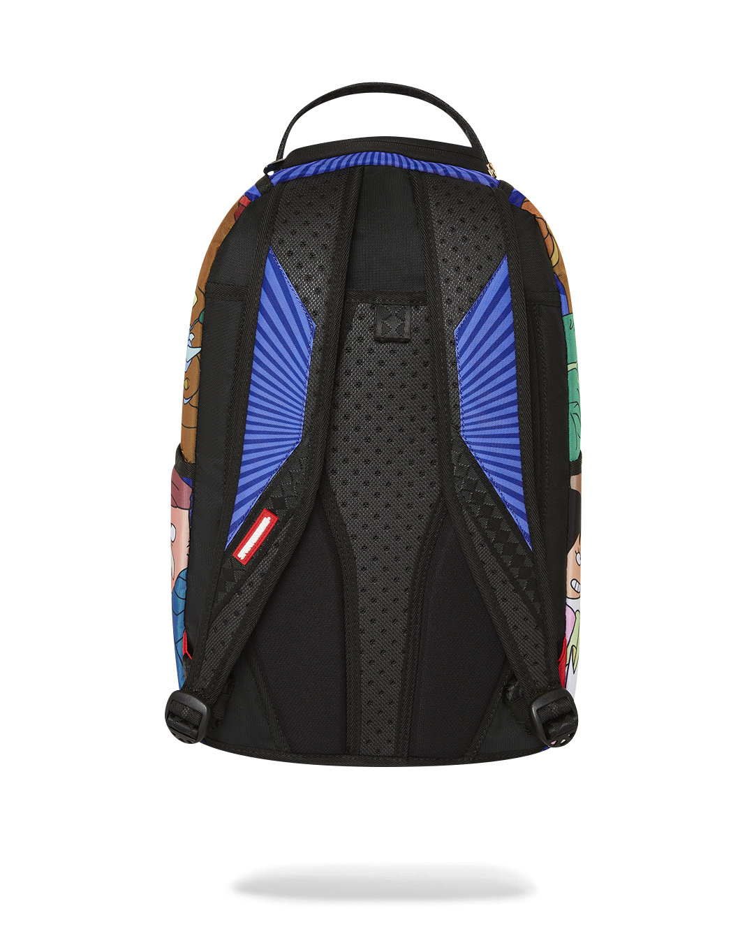 Futurama backpack worn by a professional woman in an urban setting