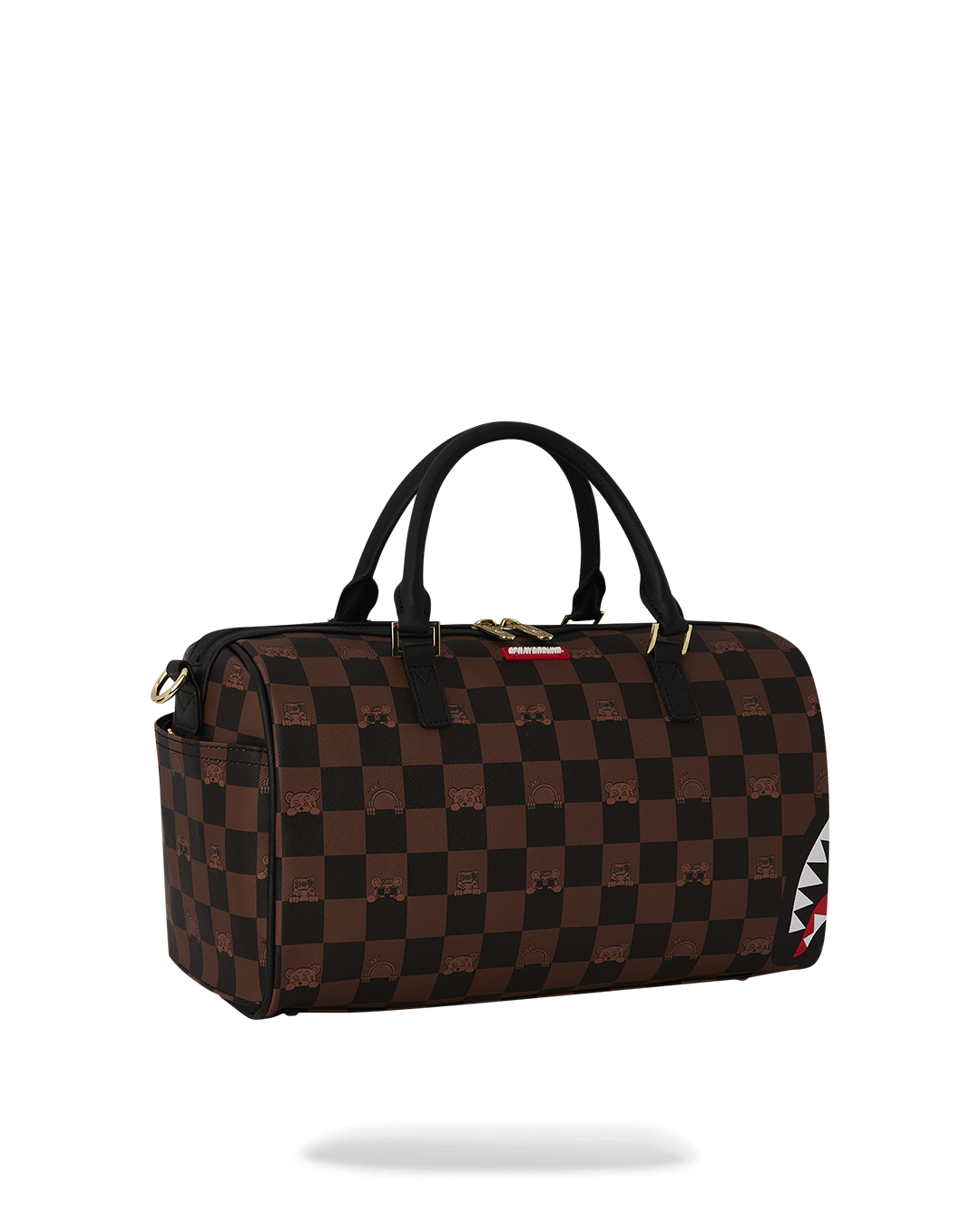 Bag being used for a weekend getaway, placed on a hotel bed