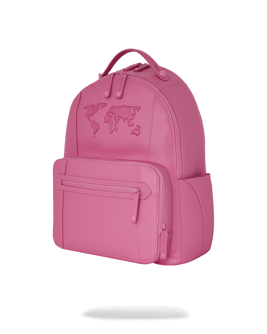 Vegan leather mini backpack with ergonomic straps and metal hardware, perfect for women on the go