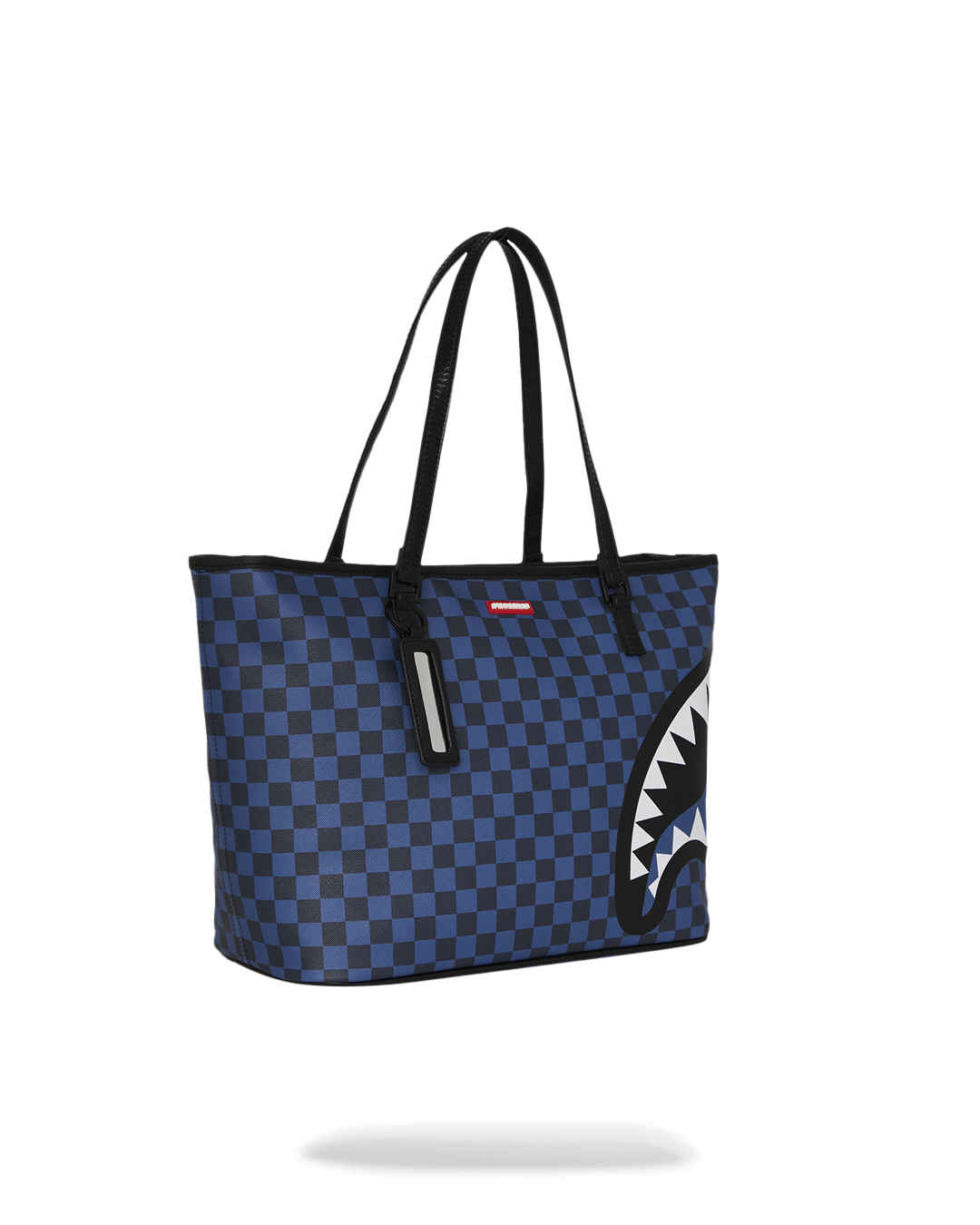 Ella printed tote bag in use, demonstrating its durability and style for daily activities.