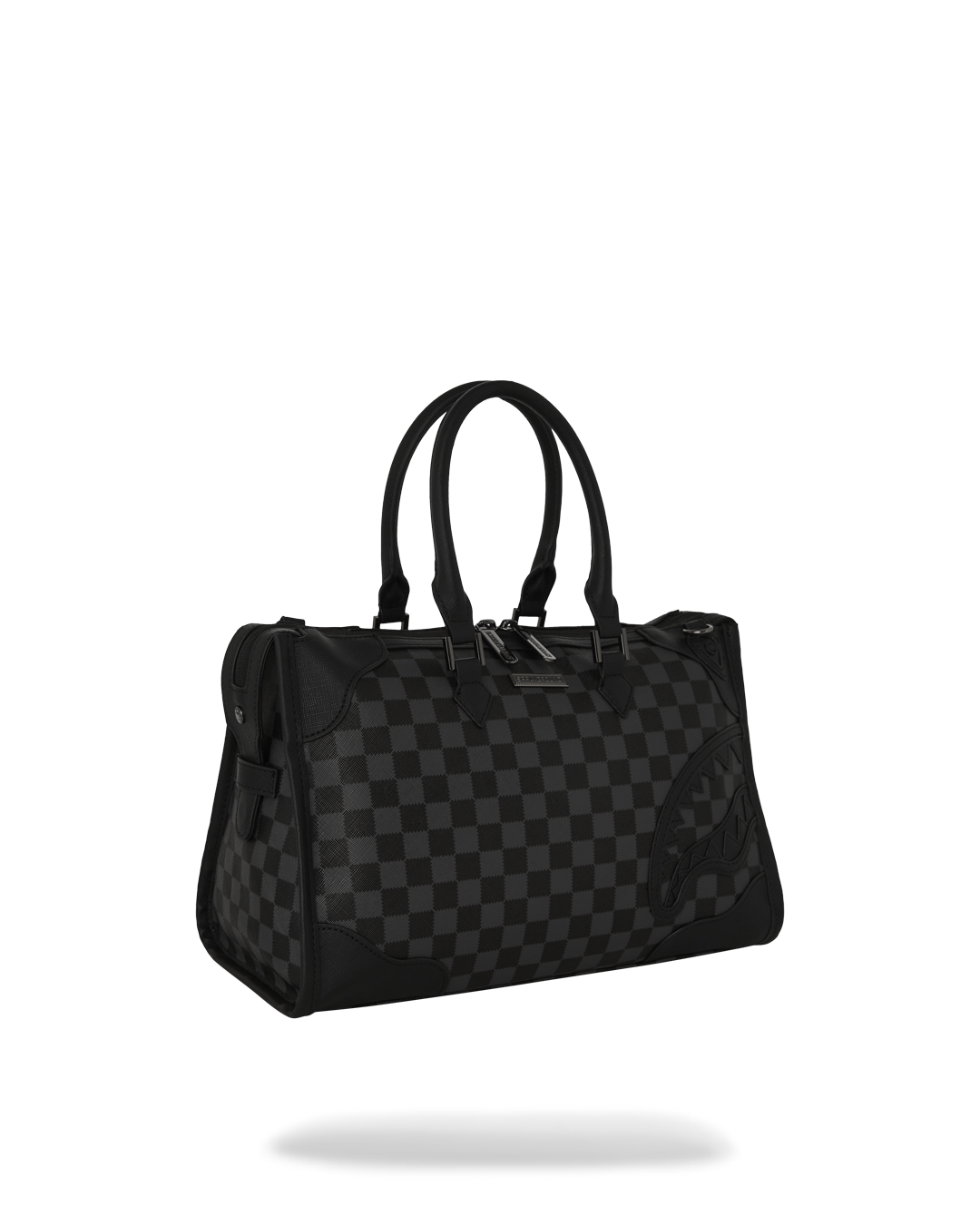 Interior view showing zip pocket of lululemon-inspired duffle