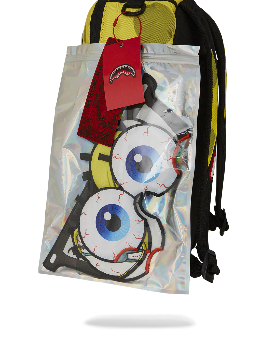 Sprayground backpack packed for weekend getaway – fits sunglasses, laptop, essentials