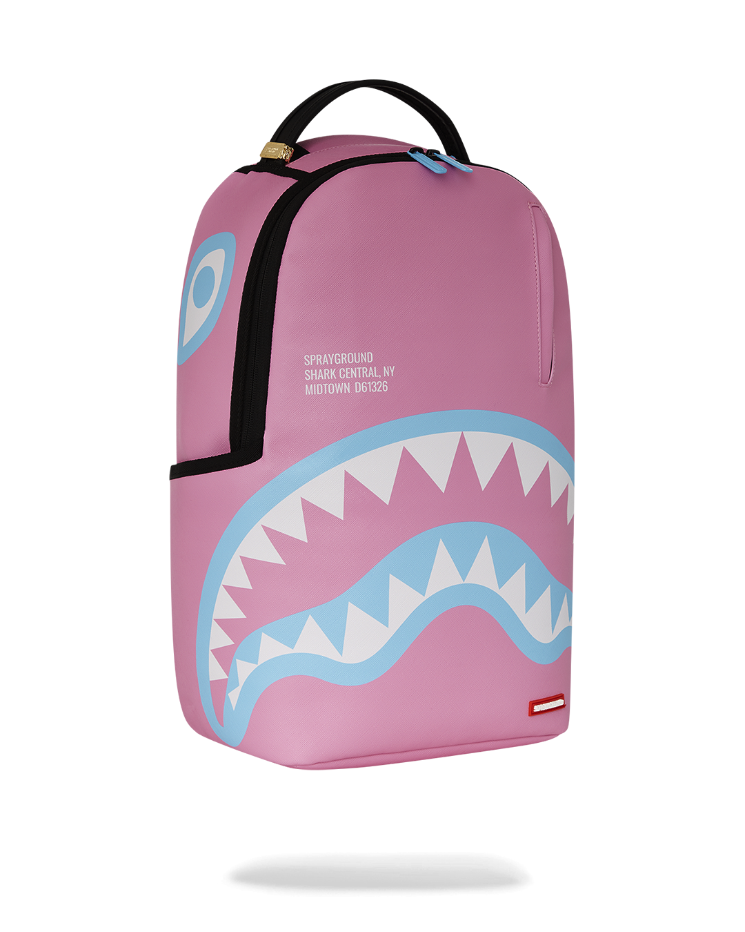 Backpack attached to luggage via slide-through sleeve for travel convenience