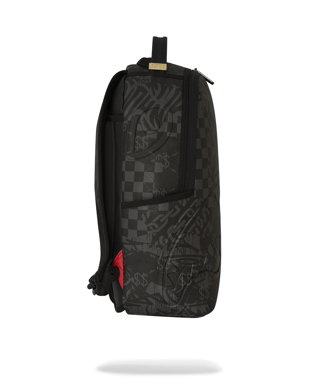 Backpack in use, showing ergonomic mesh back padding and adjustable straps