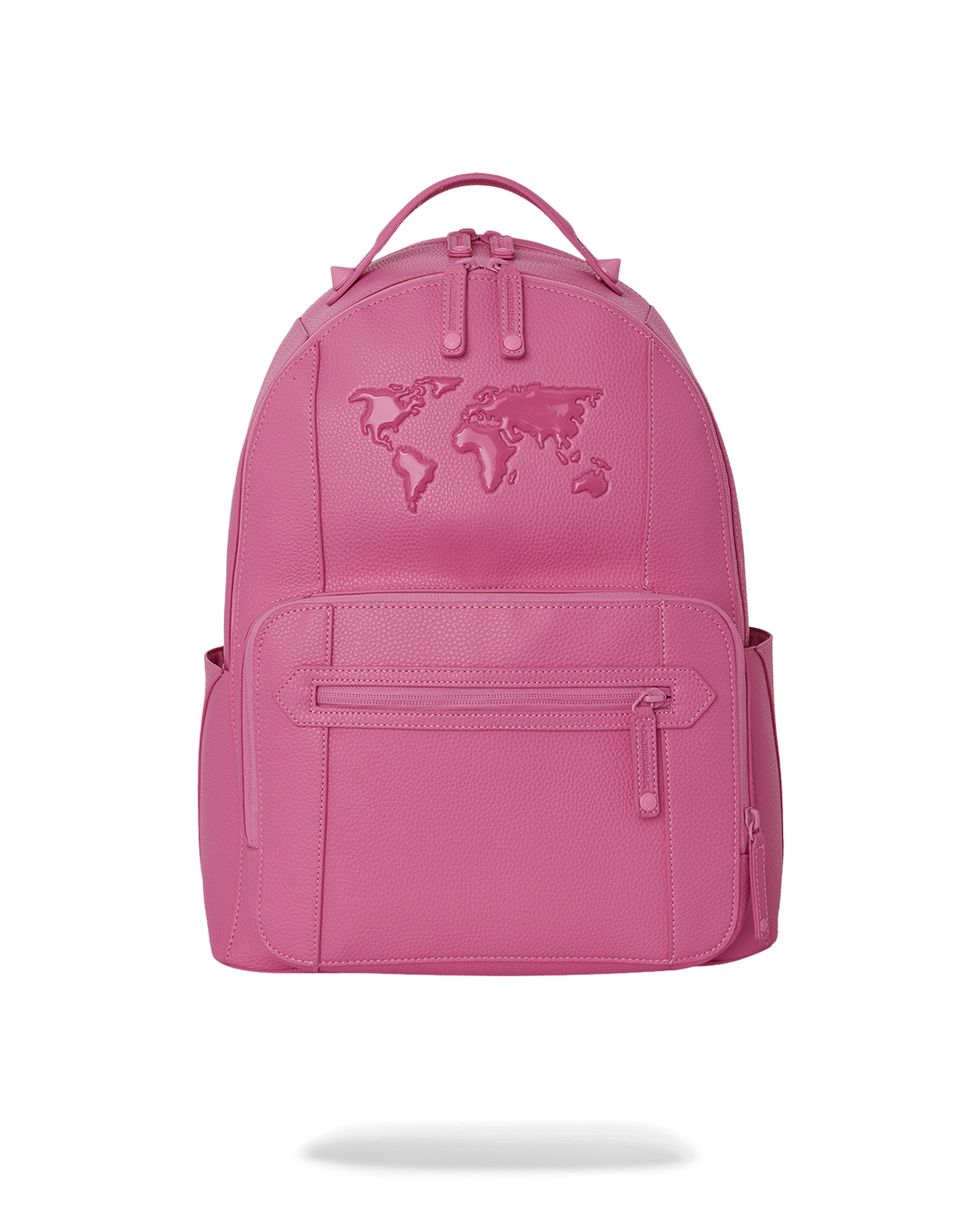 Vegan leather mini backpack with ergonomic straps and metal hardware, perfect for women on the go