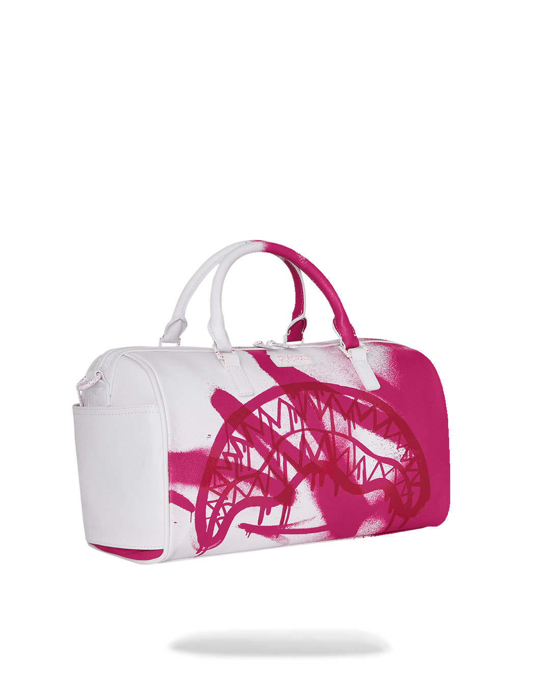 Interior view of the mini tote bag highlighting the zip pocket and spacious layout.