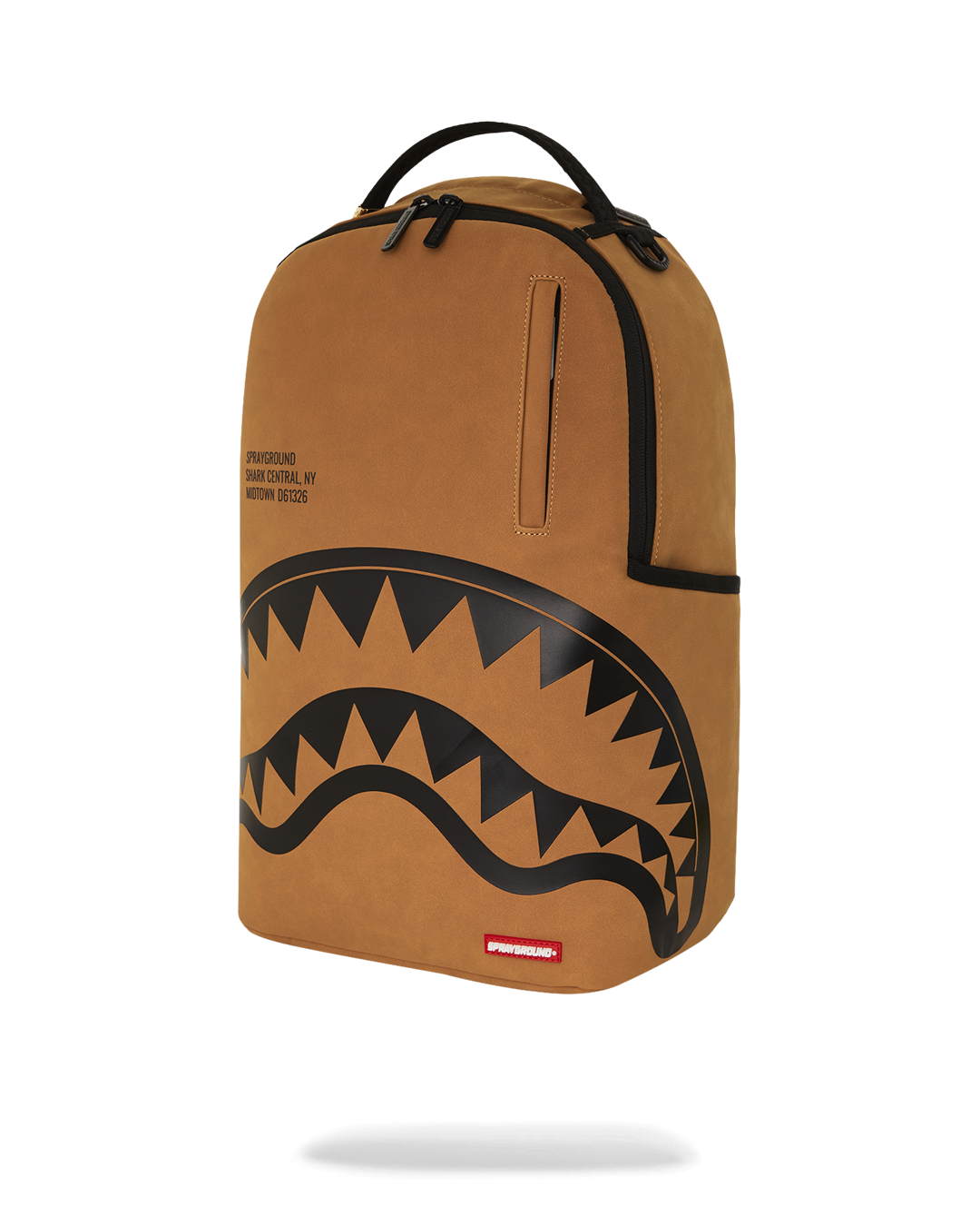 Open compartment displaying 17-inch laptop sleeve and organizers