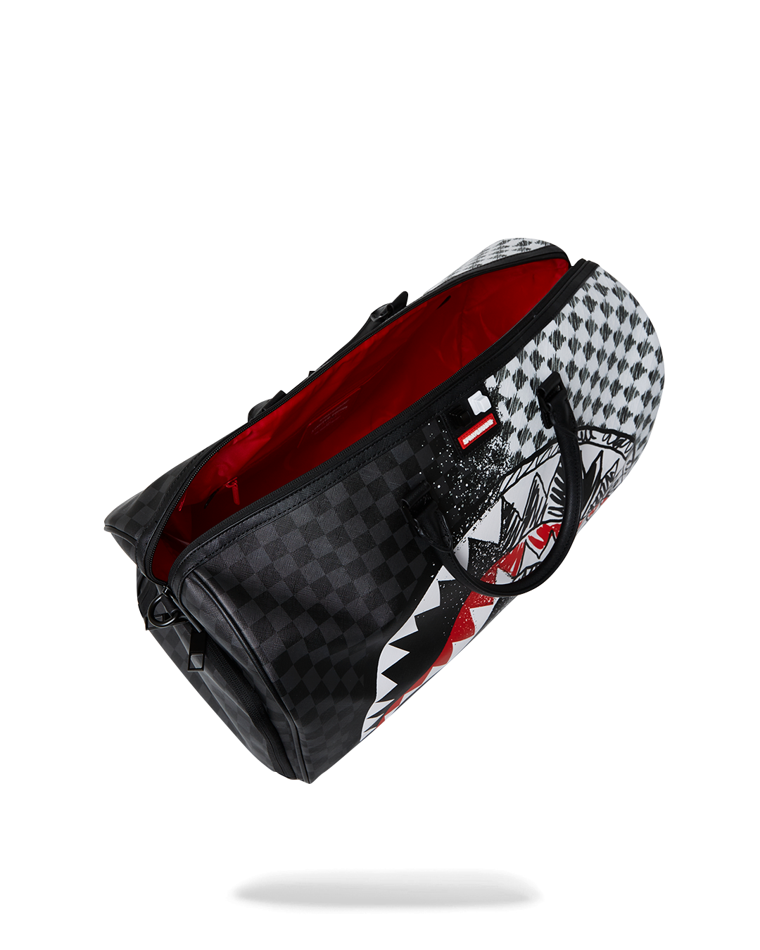 Interior layout of golf travel bags featuring sneaker pocket and durable lining