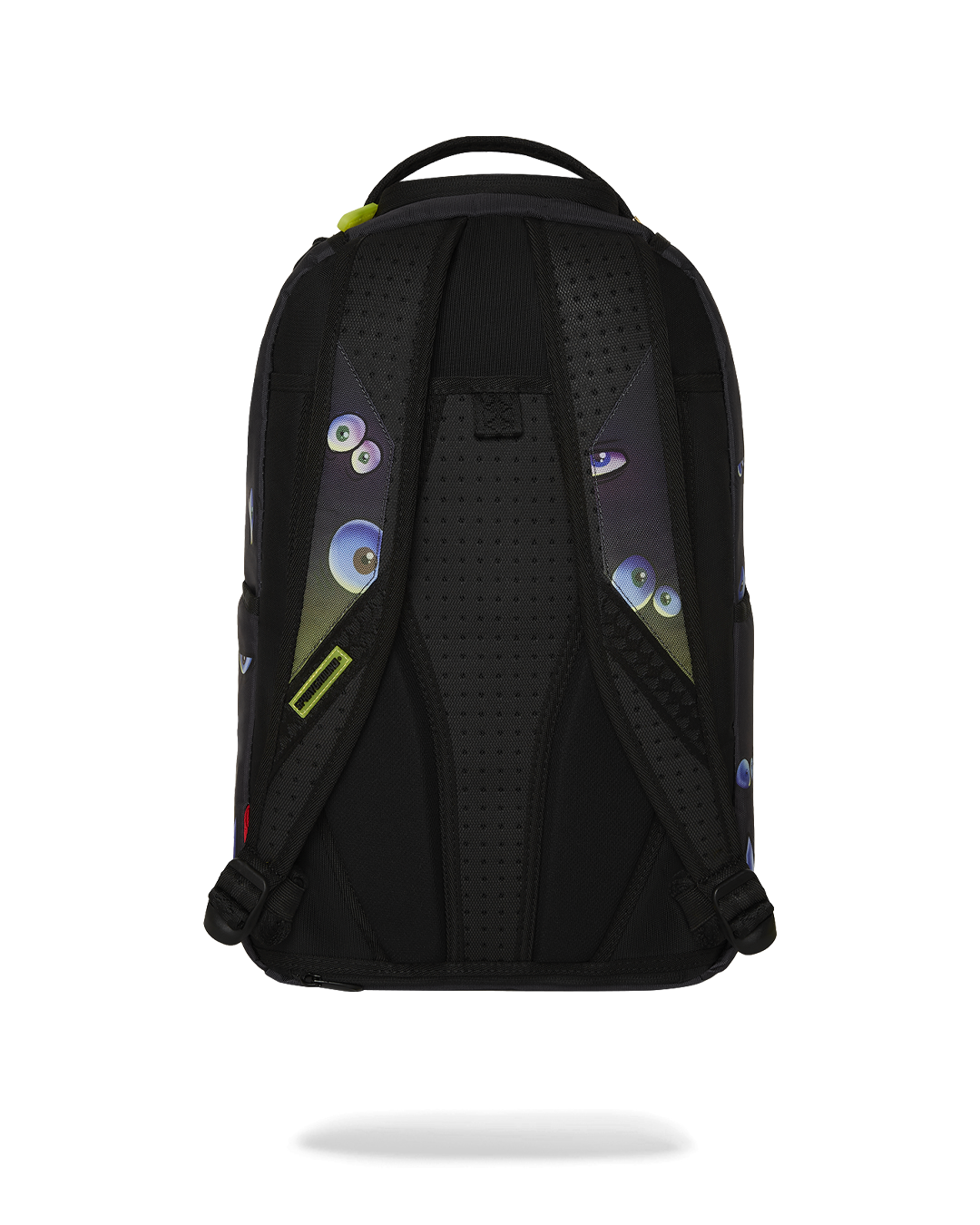 Lifestyle shot of backpack in use at night, showcasing glow effect.