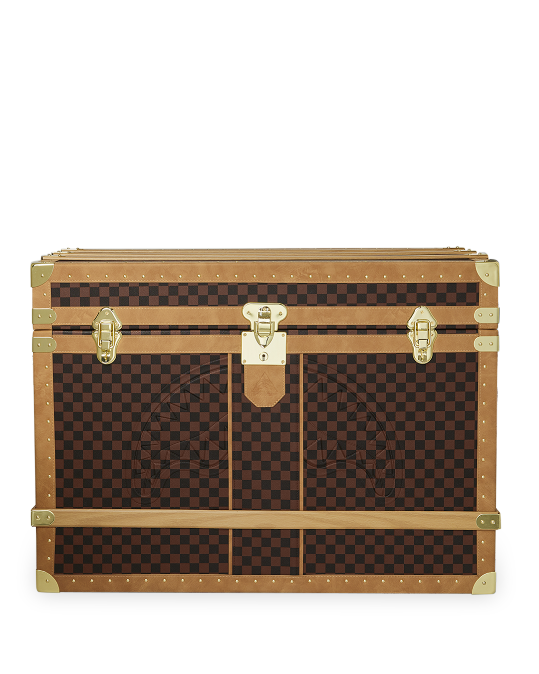 Travel Trunk with Wheels in use, demonstrating its mobility and storage capacity.
