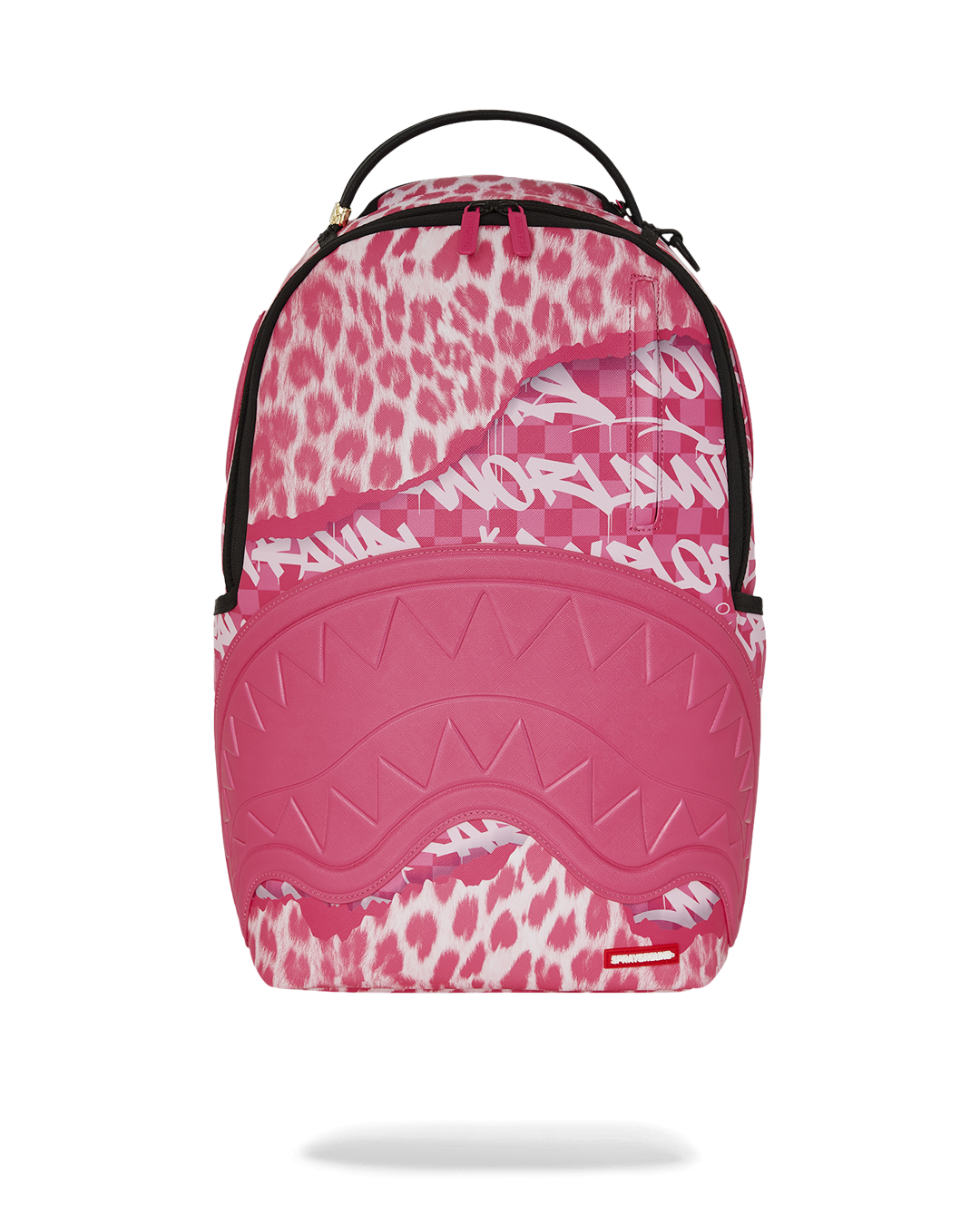 Peak Design Faux Leather Shark Mouth Backpack - front view with open zipper