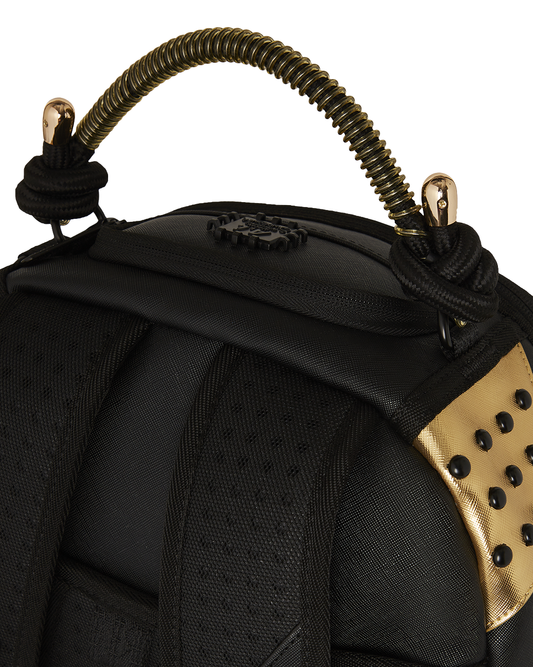 Velour laptop compartment and mesh organizer inside the A.I. African Intelligence backpack