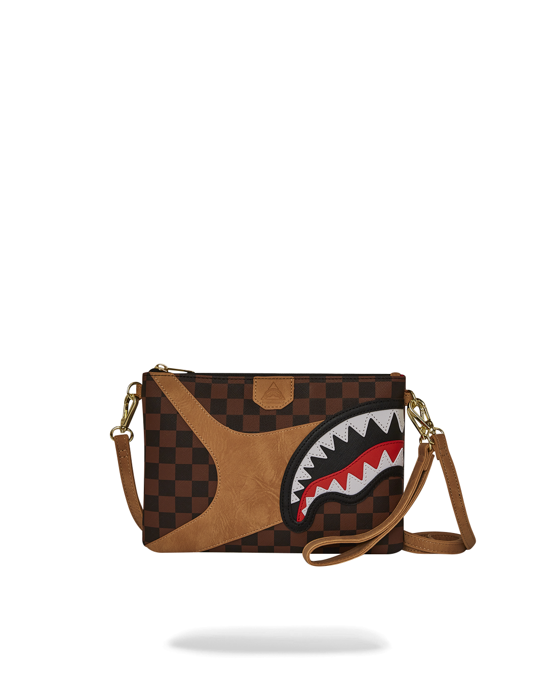 Hennyville Crossover Clutch with removable wristlet strap, showcasing its convertible design.