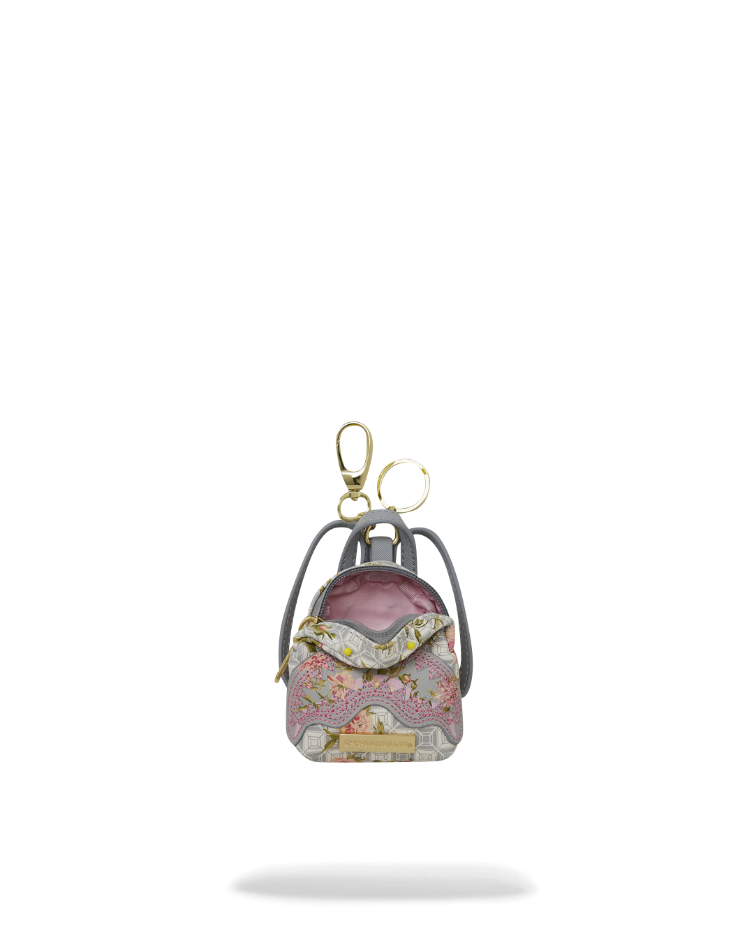 African bath accessories styled as a decorative keychain for travel