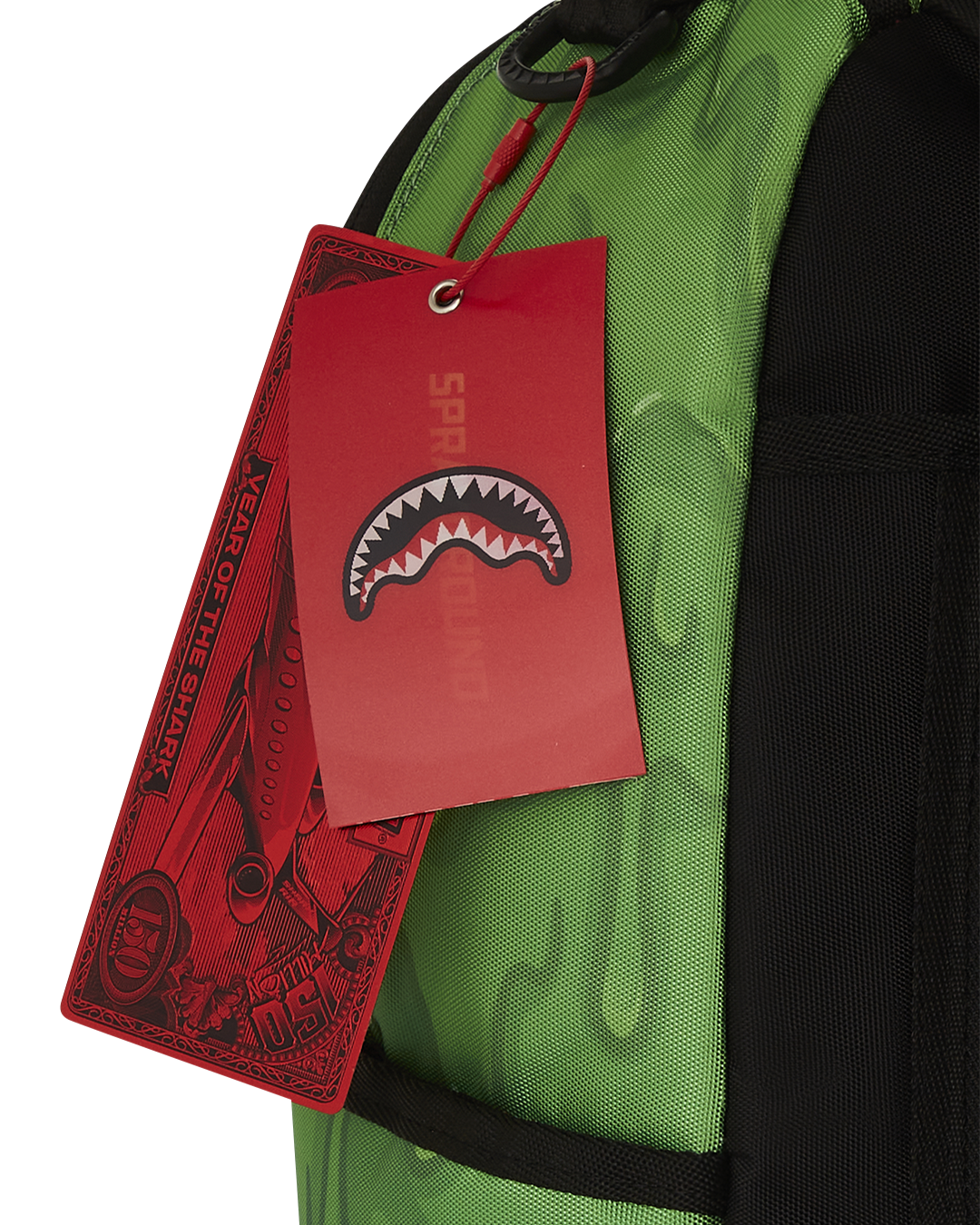 Slim Nickelodeon Slime Squad backpack with front zipper pocket and side pockets