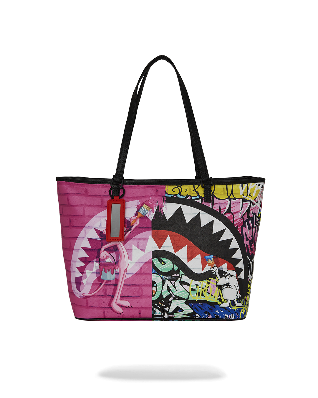 Pink Panther Prestige Tote front view showcasing its vibrant pink color and spacious design