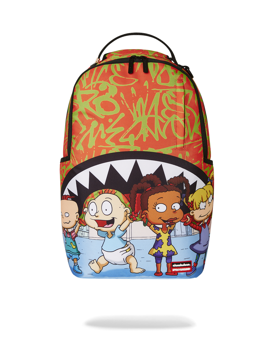 Rugrats Showtime Deluxe travel backpack with ergonomic back padding and adjustable straps.