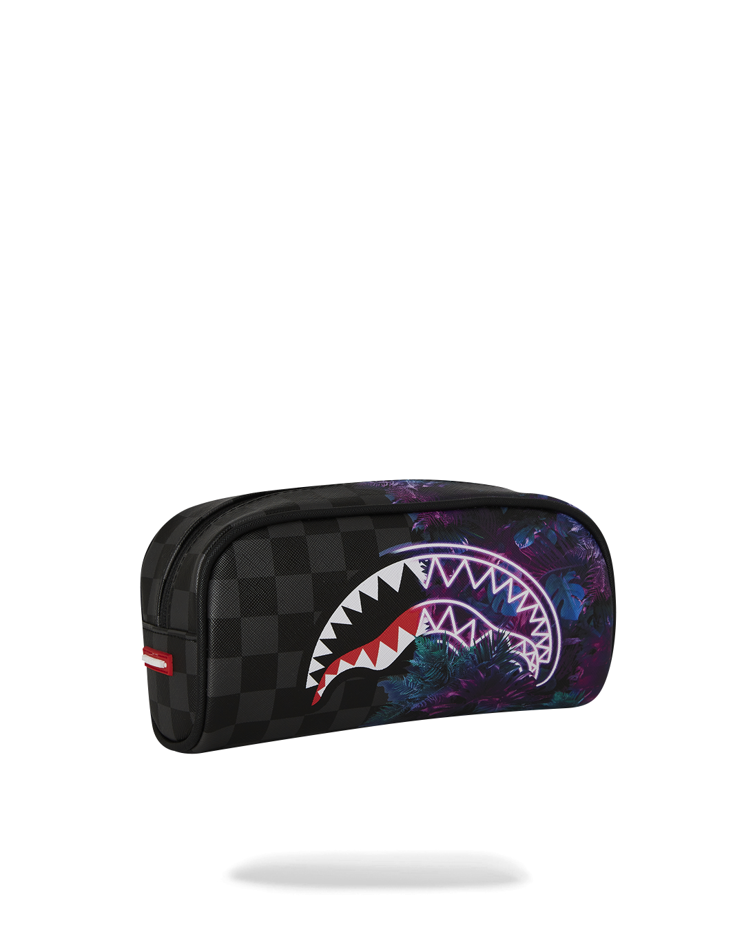 Pouch styled in a backpack with other daily essentials