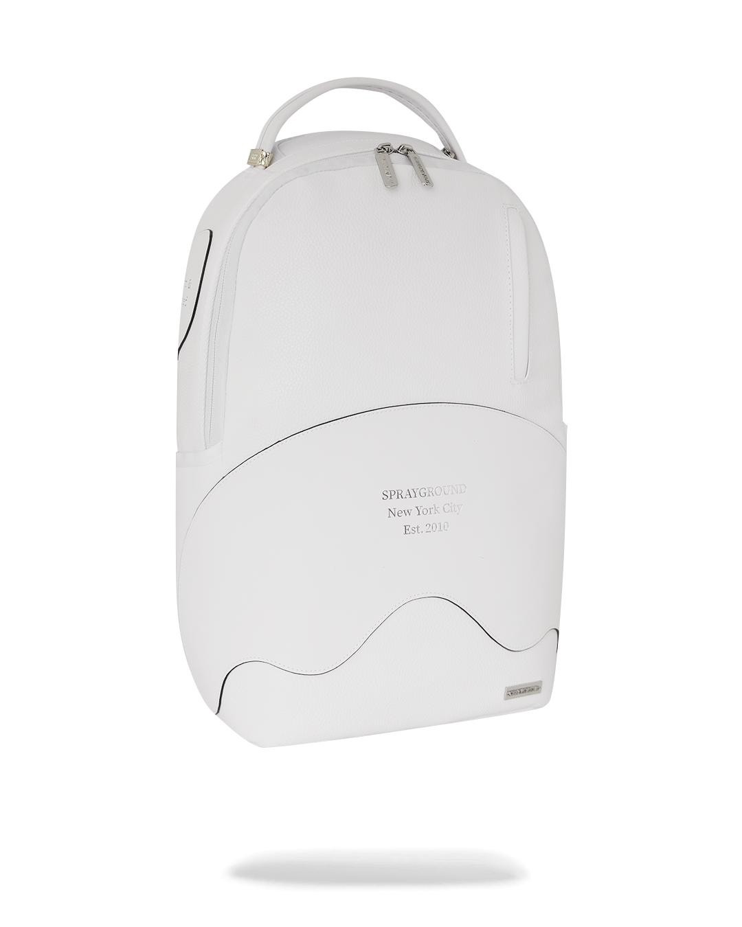 Interior mesh and velour compartments of the peak design backpack ideal for laptops and accessories.