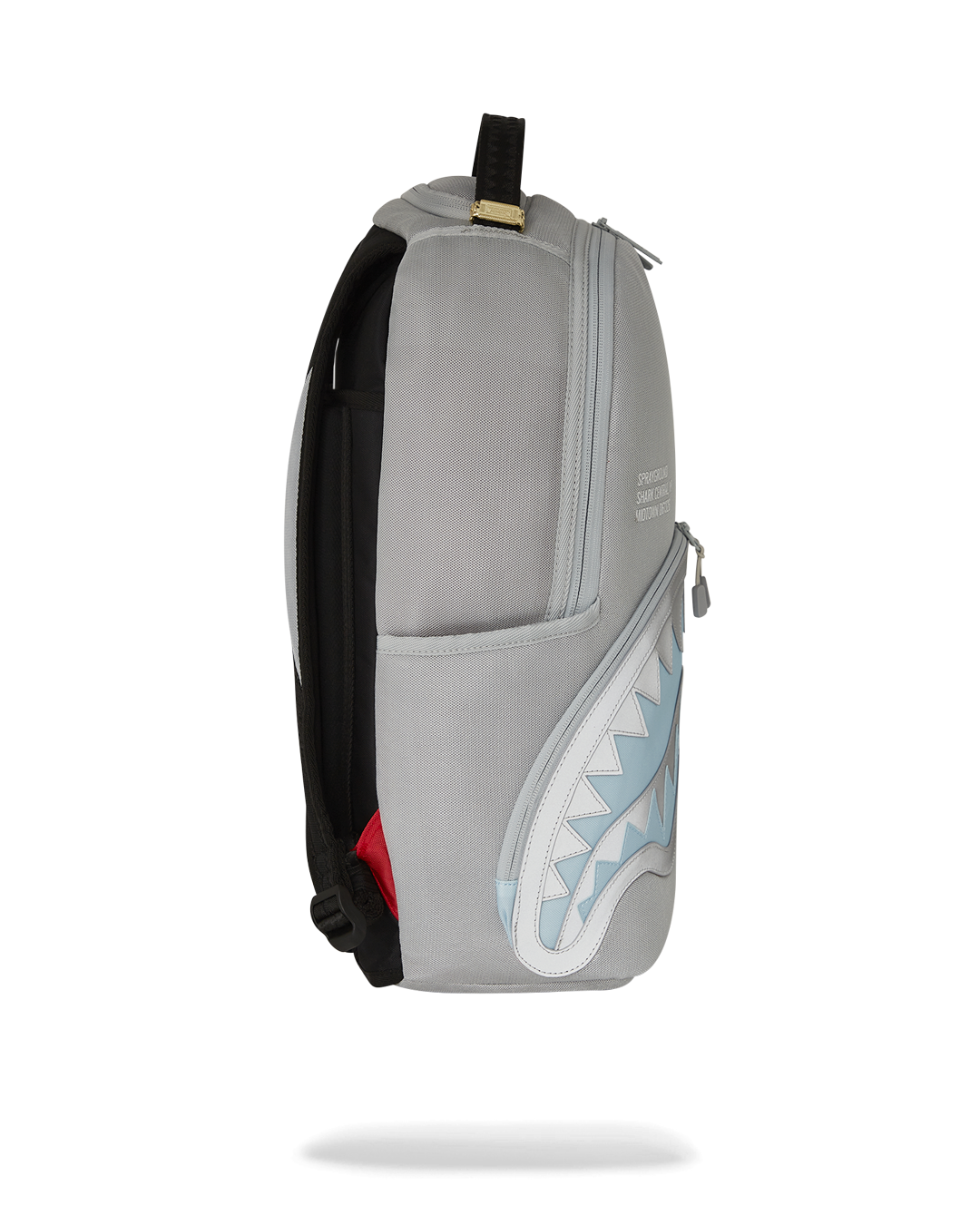 Close-up of the Shark Central Ice Mesh Backpacks ergonomic mesh back padding and adjustable straps for comfortable wear