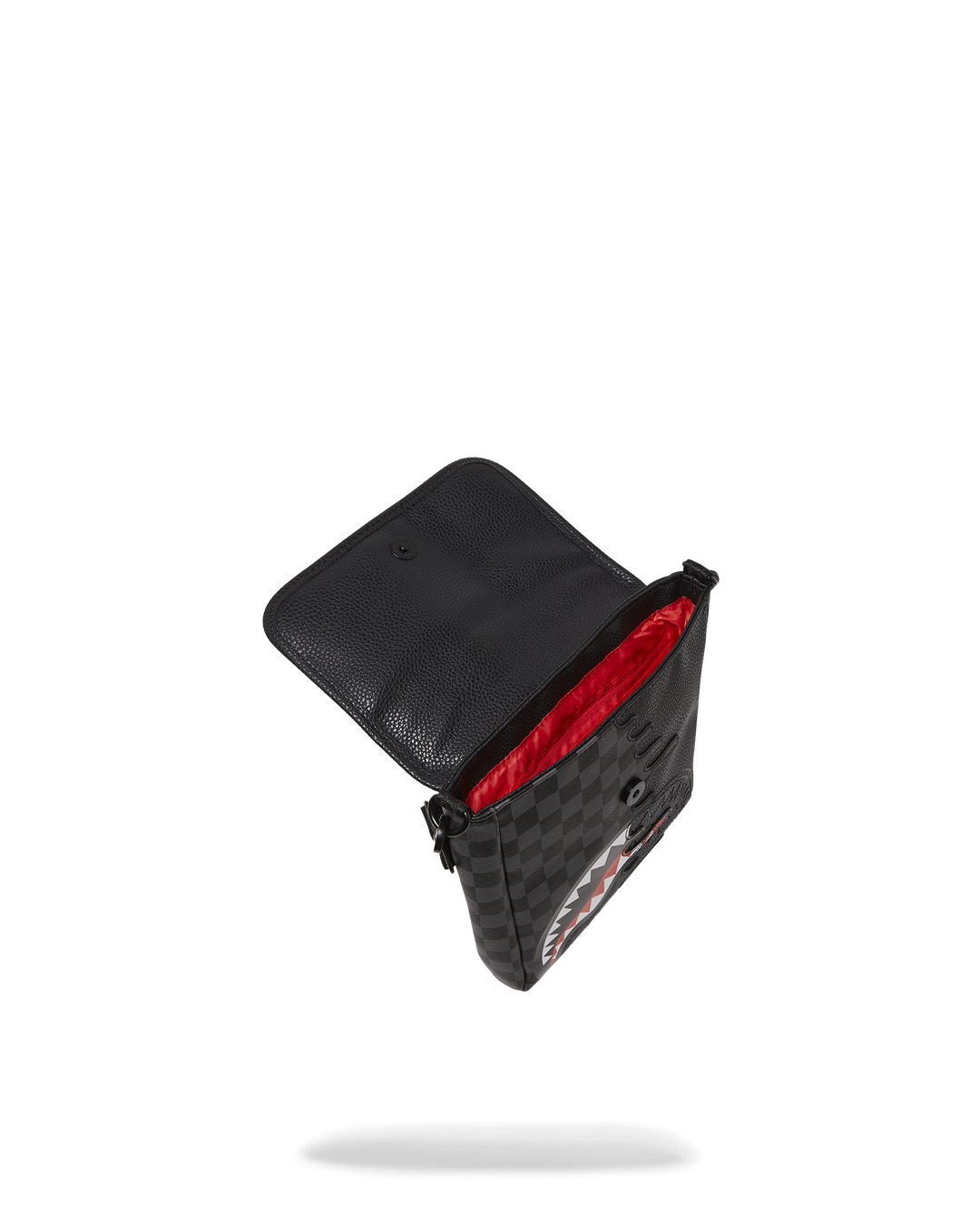 Interior view of the bag, highlighting the zipped pocket for organization.