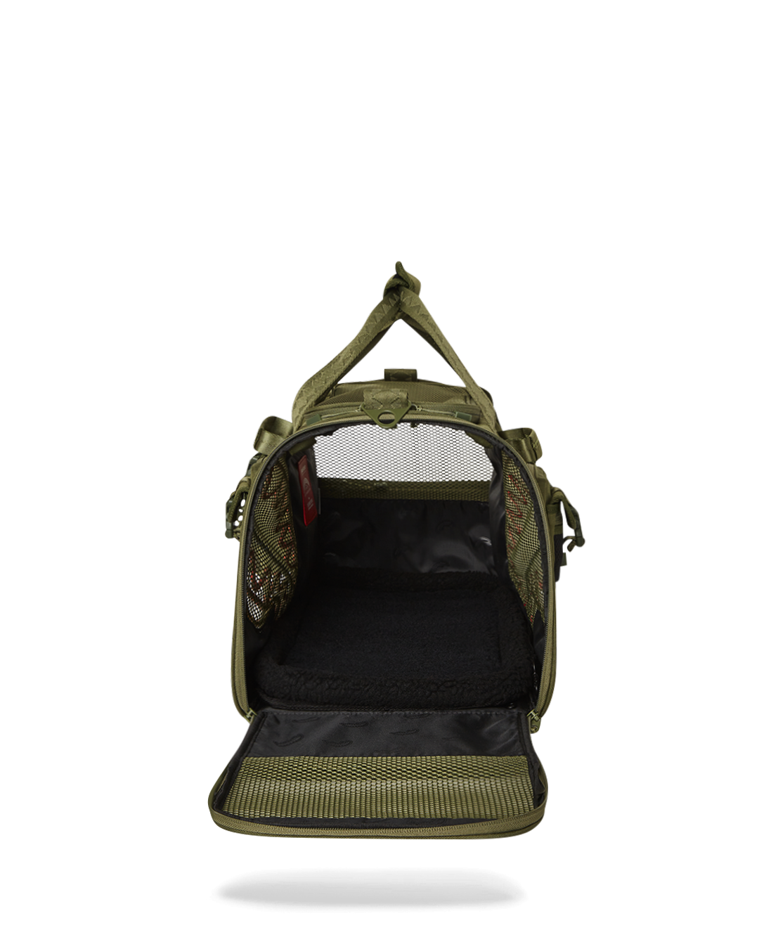 Demonstration of the Summit Pet Carrier being used for travel.