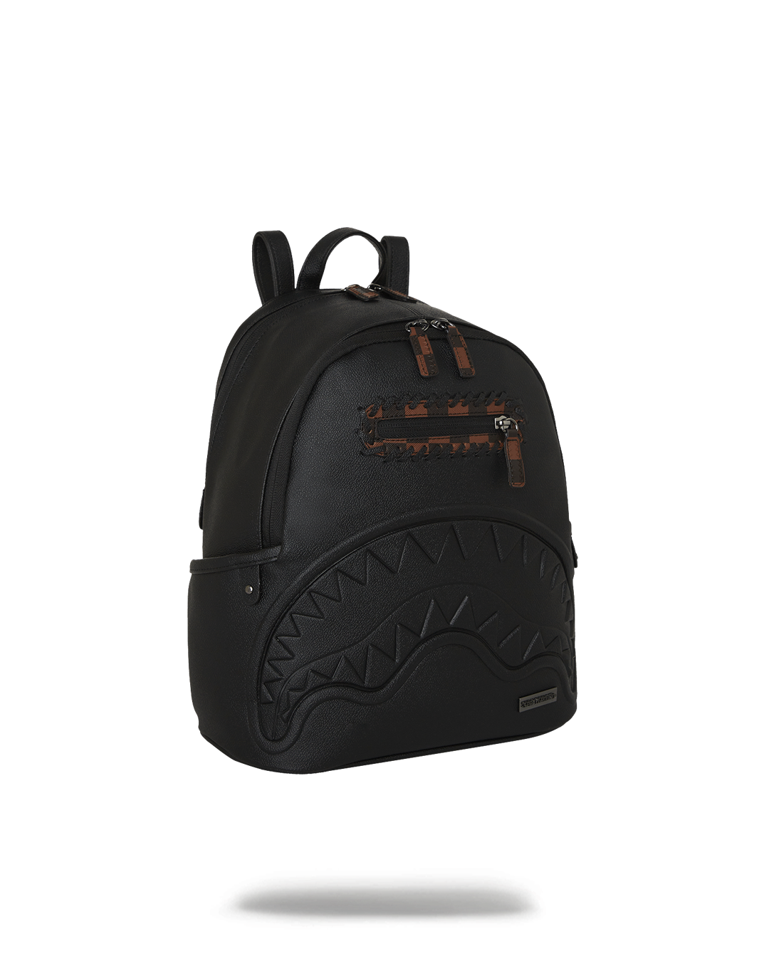 Side view highlighting adjustable straps and side pockets