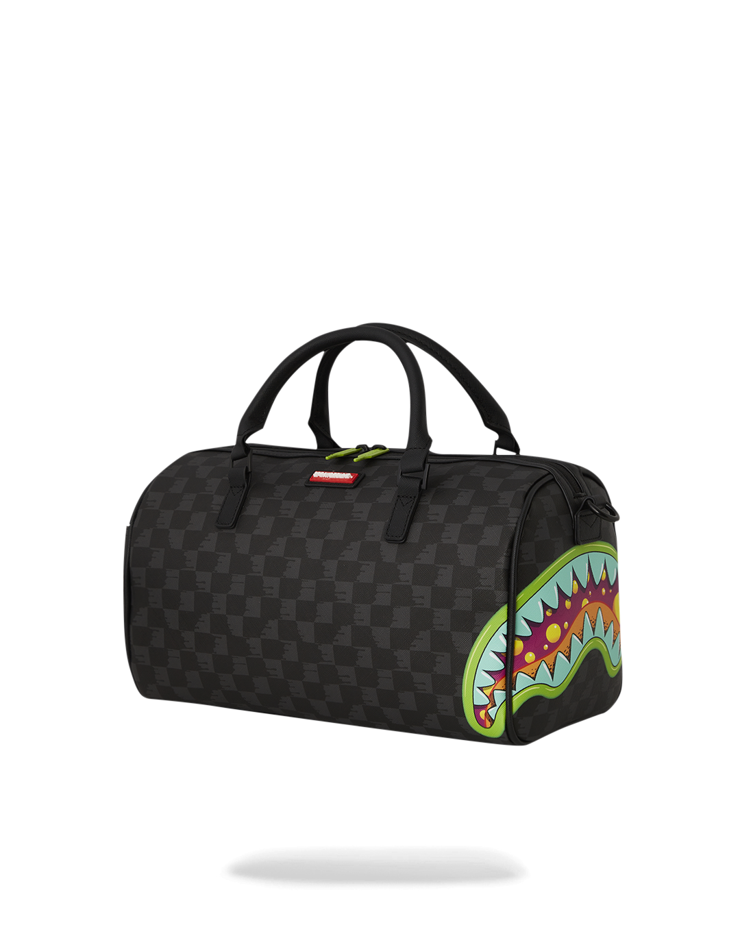 Faux leather tote bag with adjustable strap and interior pockets, ideal for city use