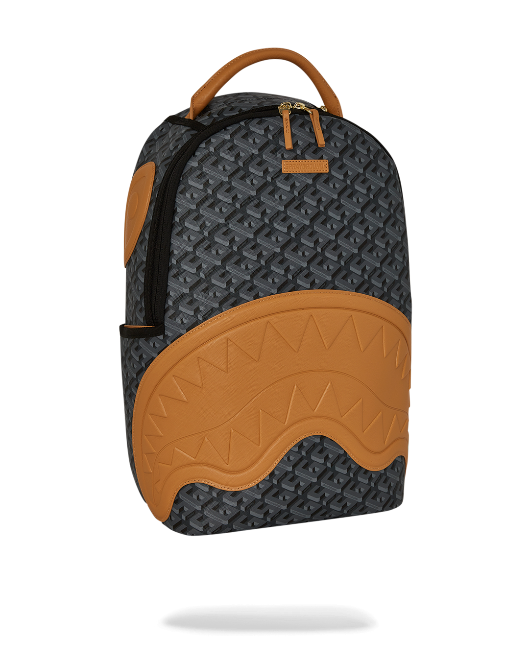 Side angle displaying side pockets and carry-on sleeve feature