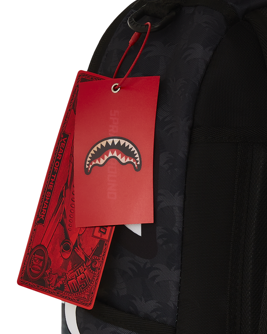 Open interior of the backpack displaying laptop compartment and organizer pocket.