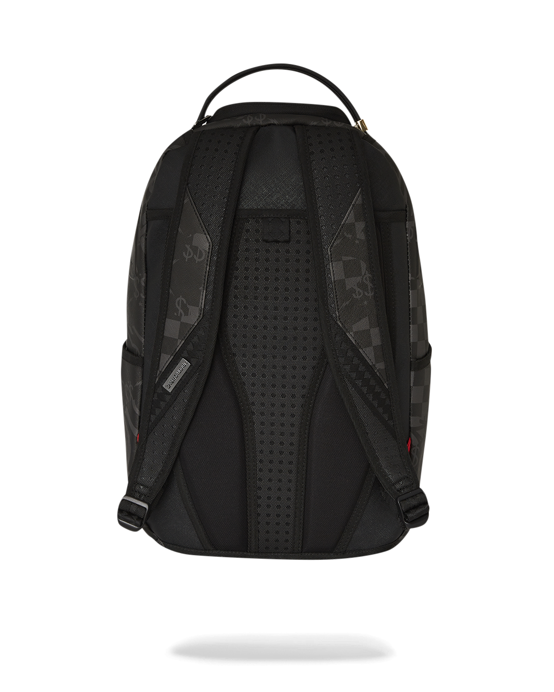 Travelers Delight Faux Leather Backpack - front view with multiple pockets