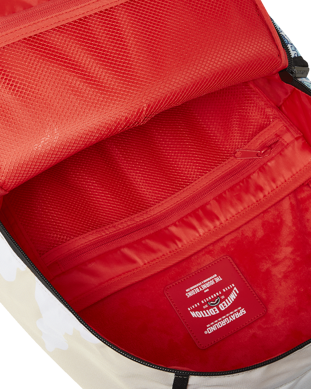 Luggage sleeve usage on a laptop backpack for women during travel