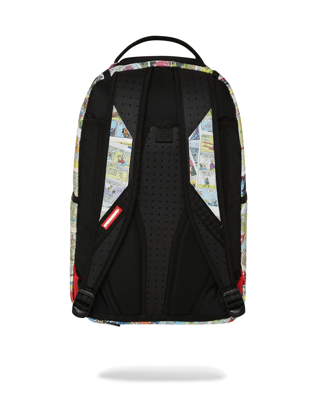 Pink Panther Gallery DLXR backpack with unique sharkmouth design and gold zippers