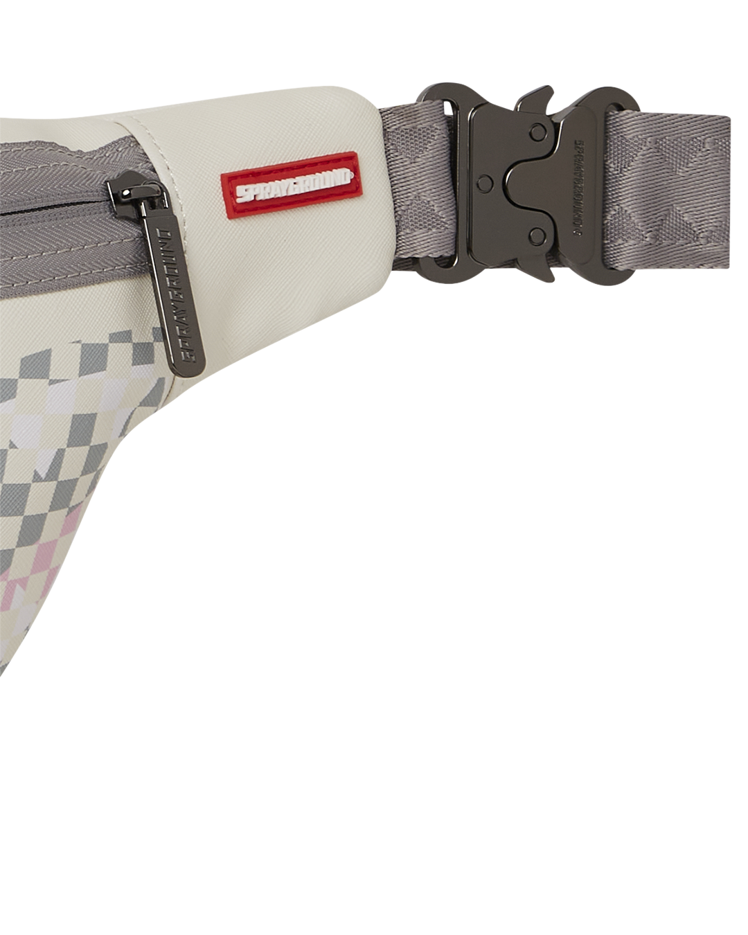 Faux leather waist bag for men, ideal for carrying essentials on the go.