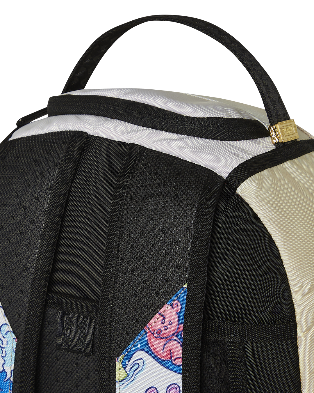 Side pocket detail with ergonomic padding on peak design backpack