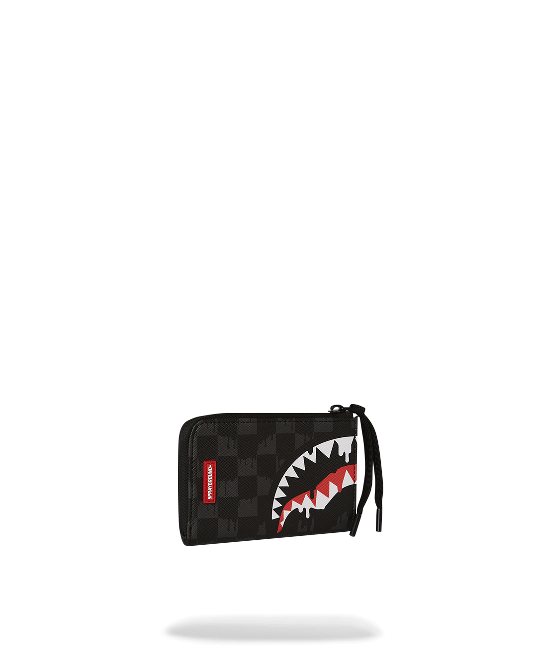 Stylish mens wallet with shark motif, suitable for streetwear fashion