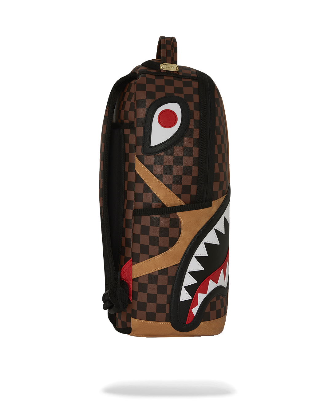 Backpack with ergonomic mesh back padding and adjustable straps