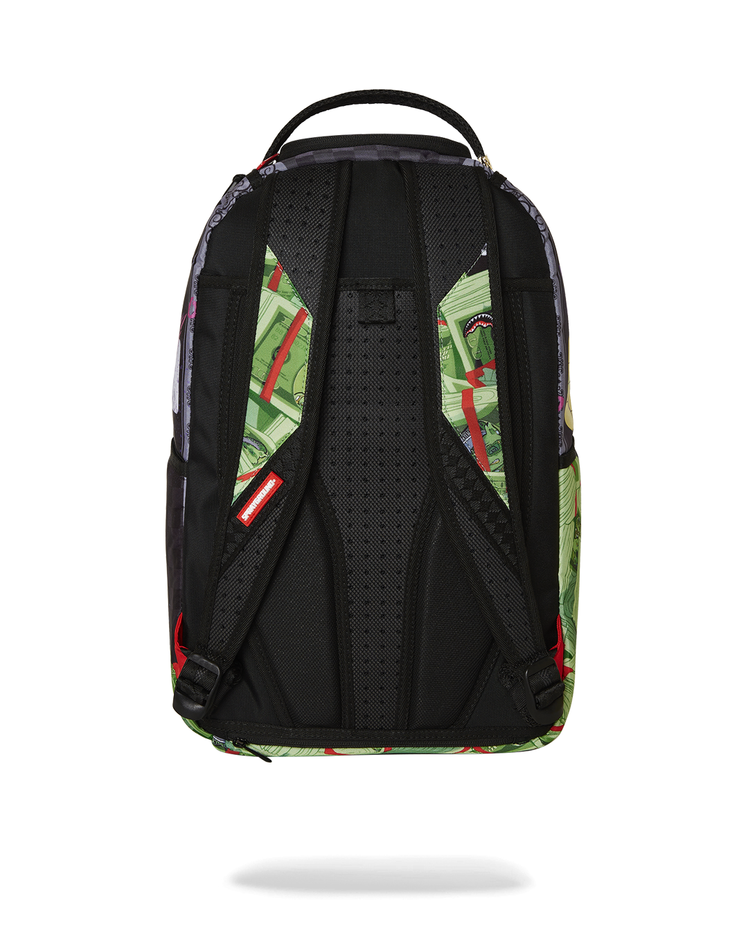 Front view of the ABEARRICAN Success DLXR travel backpack with gold zippers
