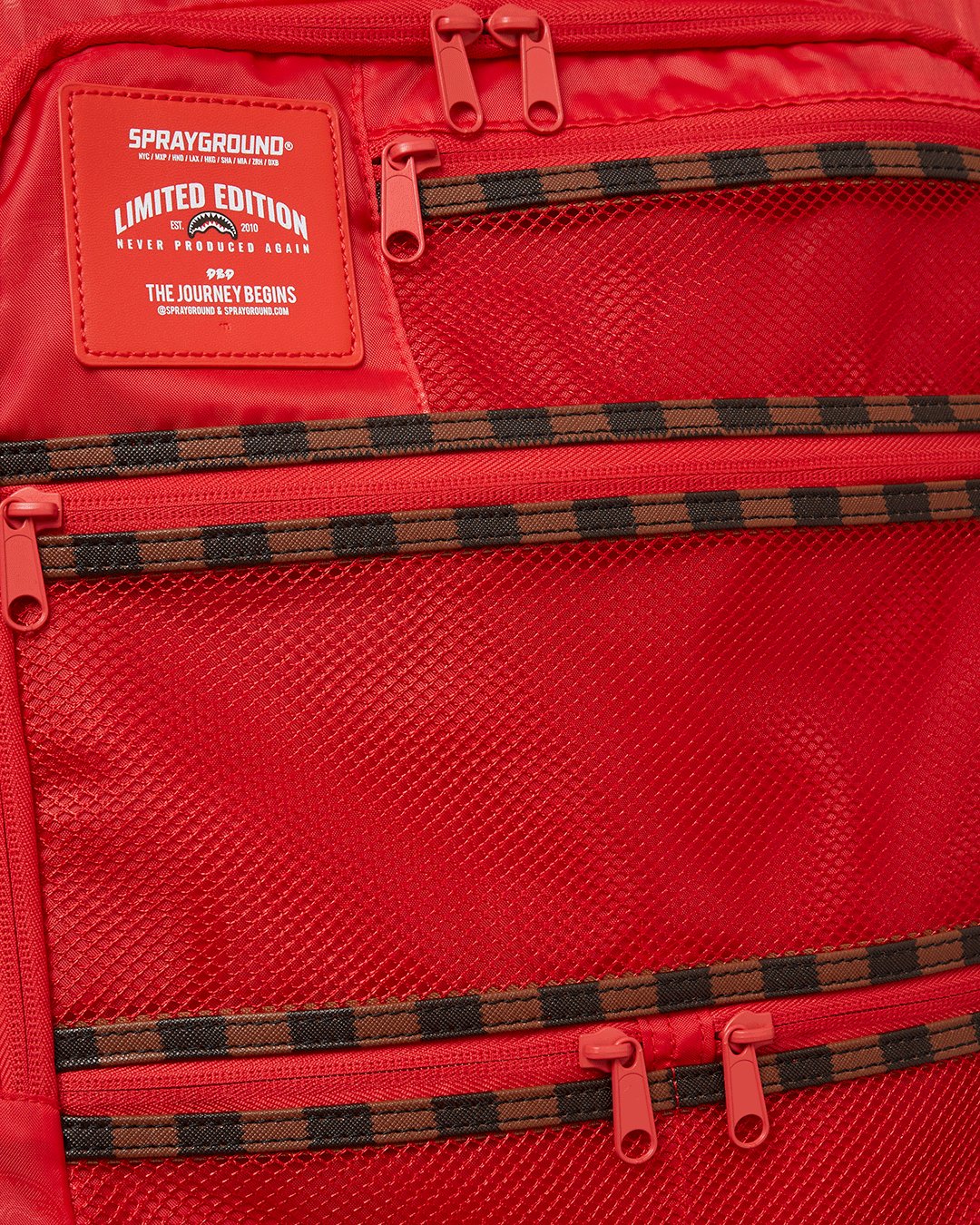 Checkpoint Royale Carry-On Luggage featuring a sleek, embossed sharkmouth design, perfect for the modern traveler.