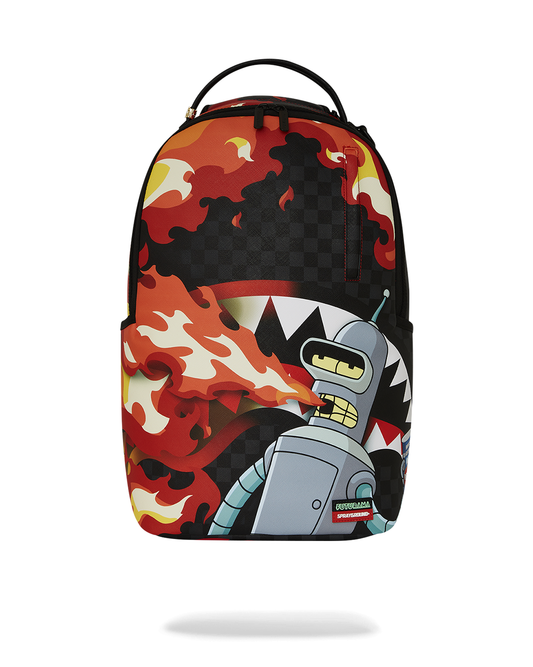 Bender DLXV faux leather backpack worn by a professional in an urban setting