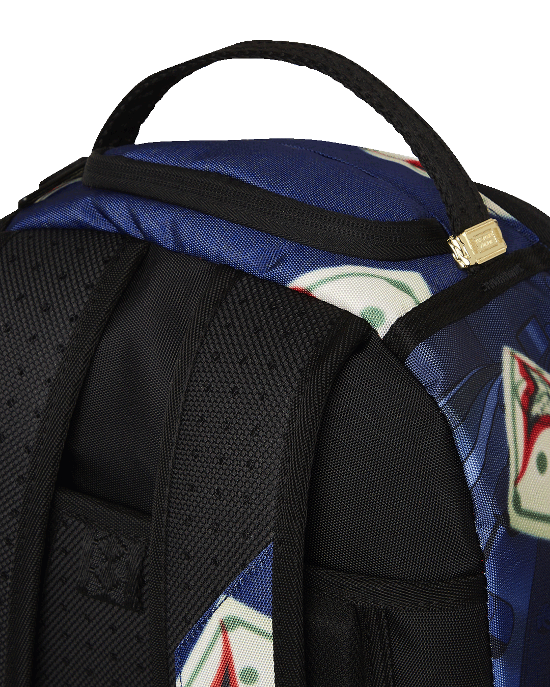 Ergonomic leather laptop backpack showcasing adjustable straps and gold zippers